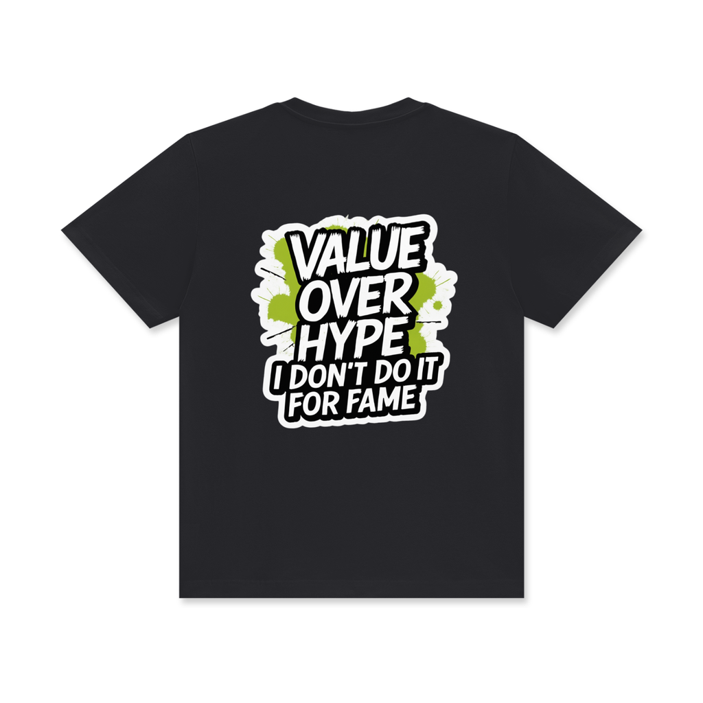 Value Over Hype Crew Neck Premium T-shirt