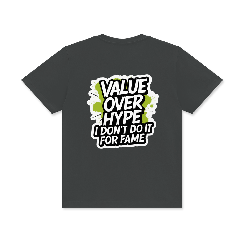 Value Over Hype Crew Neck Premium T-shirt