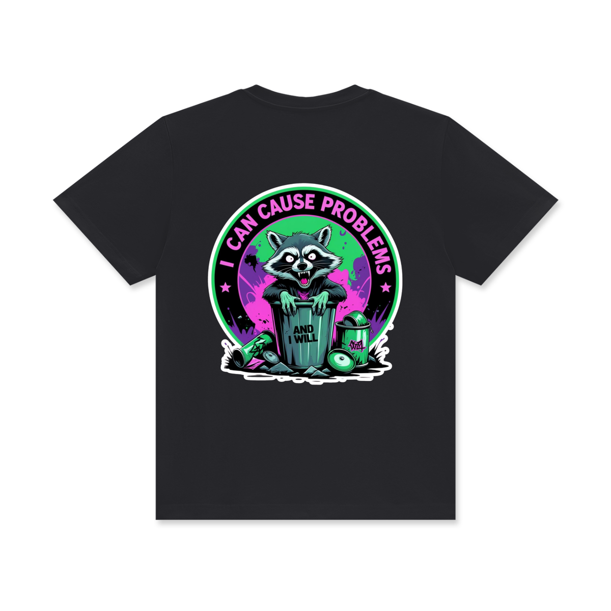 Raccoon Problems Crew Neck Premium T-shirt