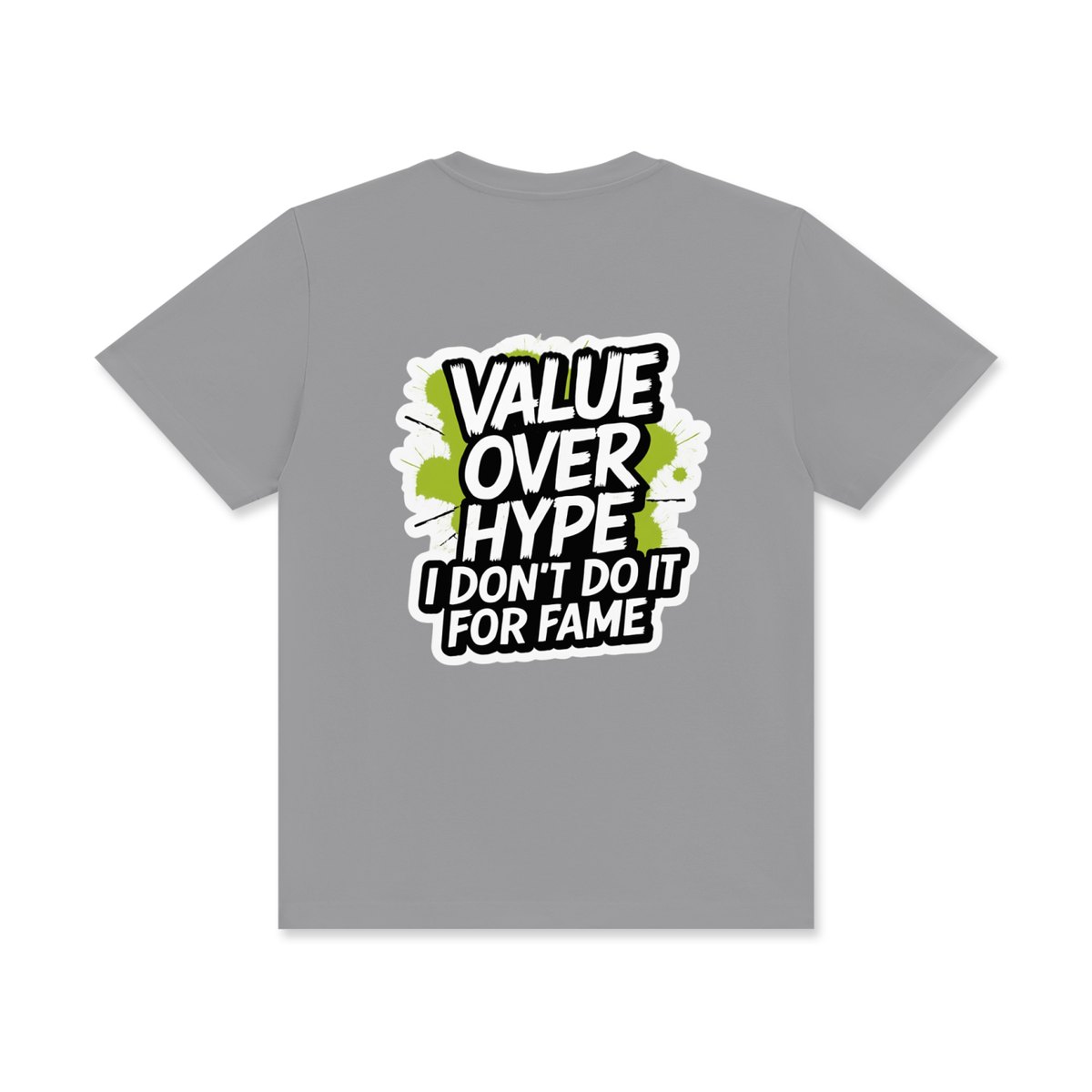 Value Over Hype Crew Neck Premium T-shirt